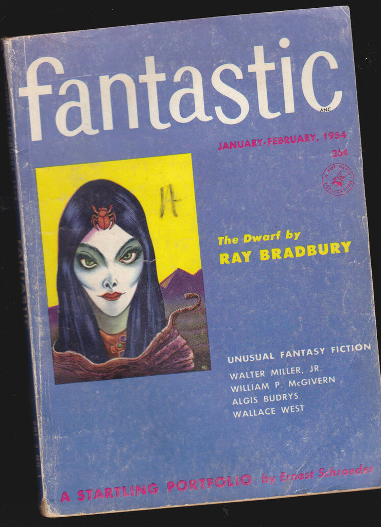 Fantastic Magazine January 1954 RAY BRADBURY Algis Budrys Wallace West