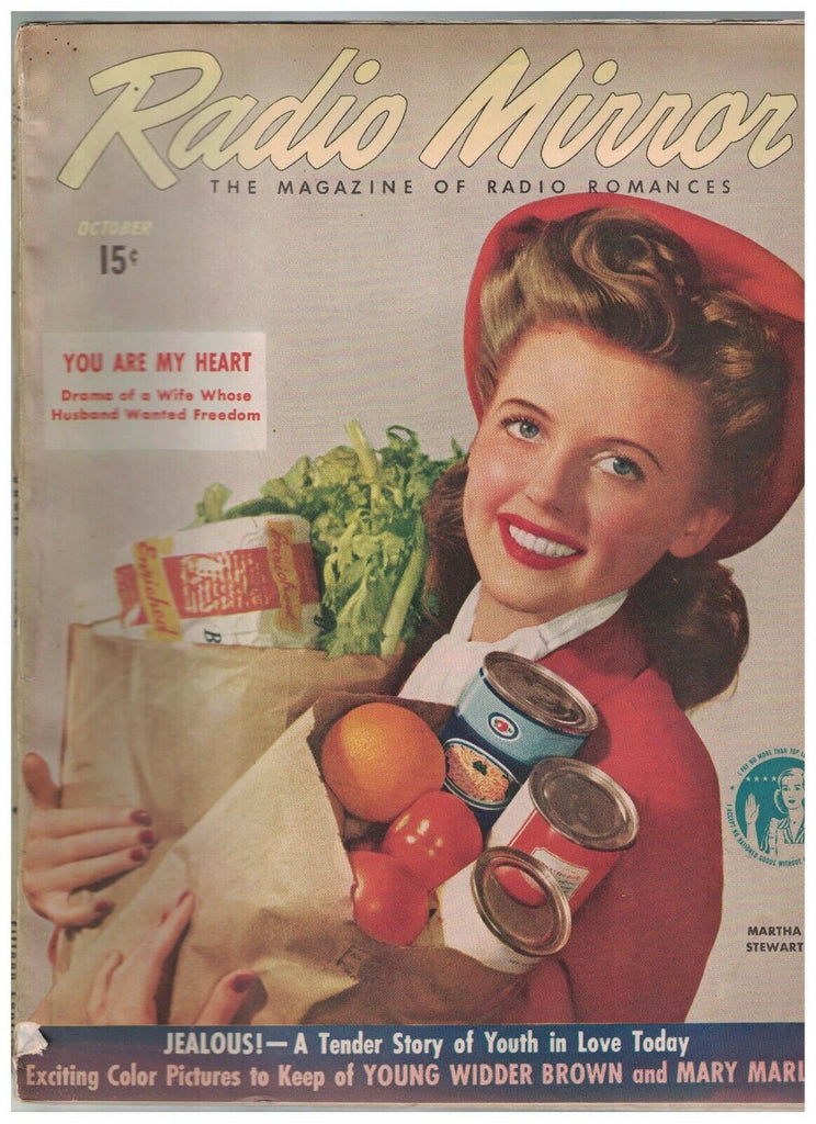 Radio Mirror Magazine October 1943 Jeri Sullavan Morton Downey