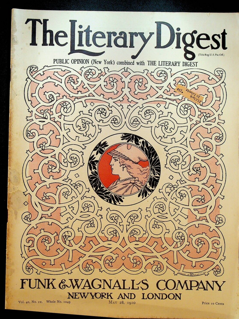 Literary Digest May 28 1910 Wright Brothers France George V Panama Canal
