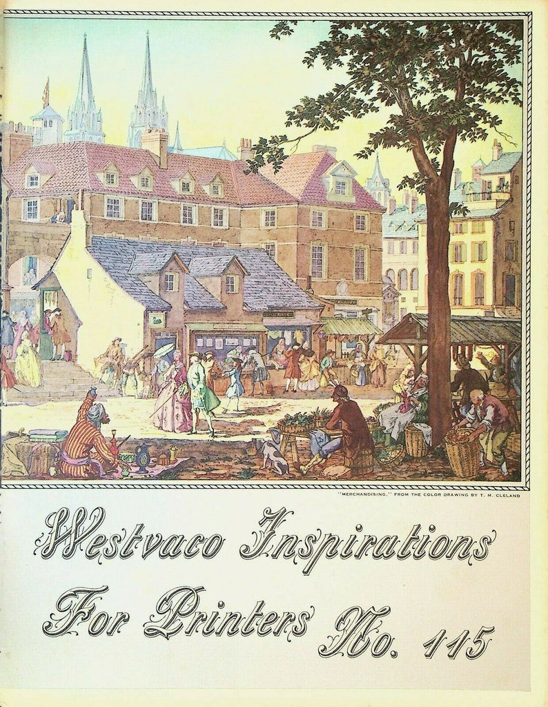 Westvaco Inspirations for Printers Magazine 115 1939 TM Cleland