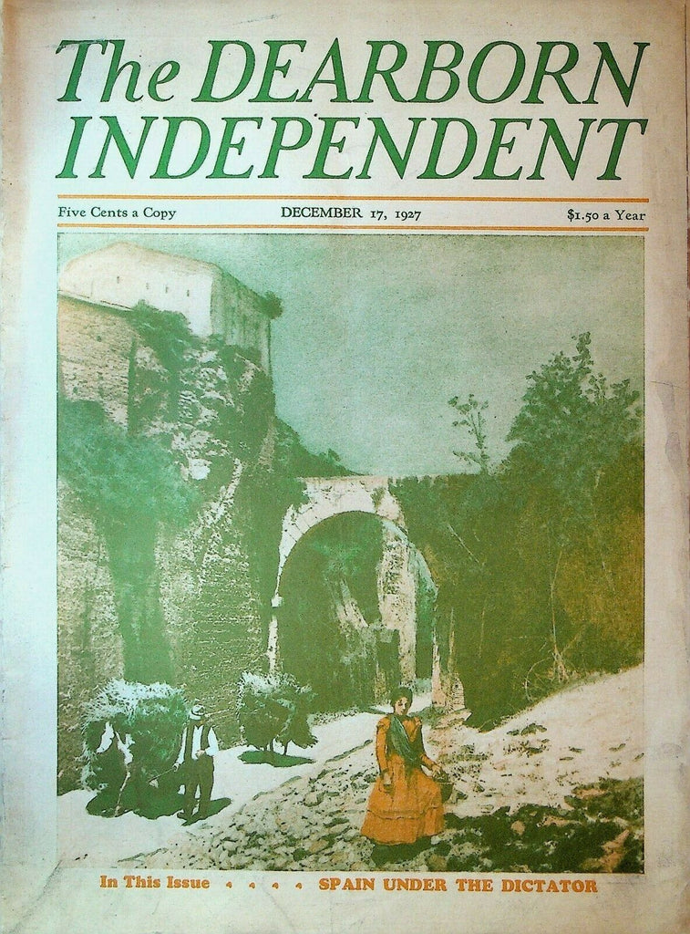 The Dearborn Independent December 17 1927 China Railroads Ben Franklin