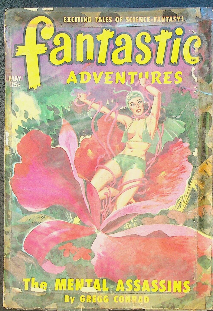 Fantastic Adventures Pulp May 1950 Gregg Conrad Mack Reynolds Lester Barclay
