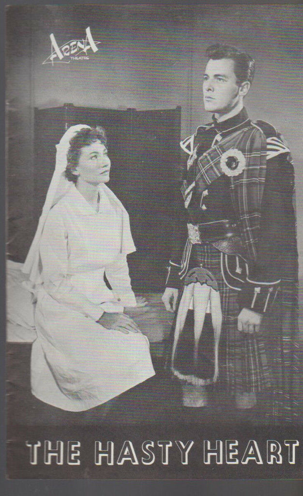 The Hasty Heart Arena Theatre Rochester NY Program 1954 Yvonne Clifford
