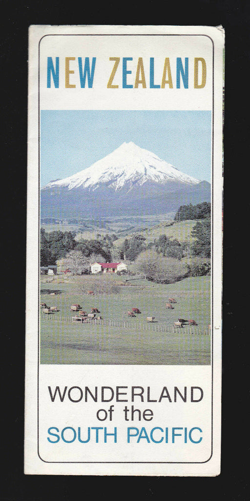 New Zealand Wonderland of the South Pacific 1967 brochure