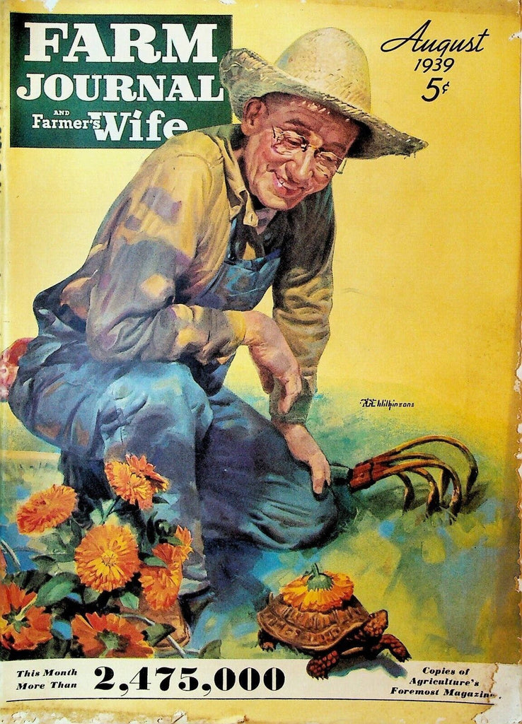 Farm Journal & Farmer's Wife August 1939 Wilkinsons Marie Porter Mitchell