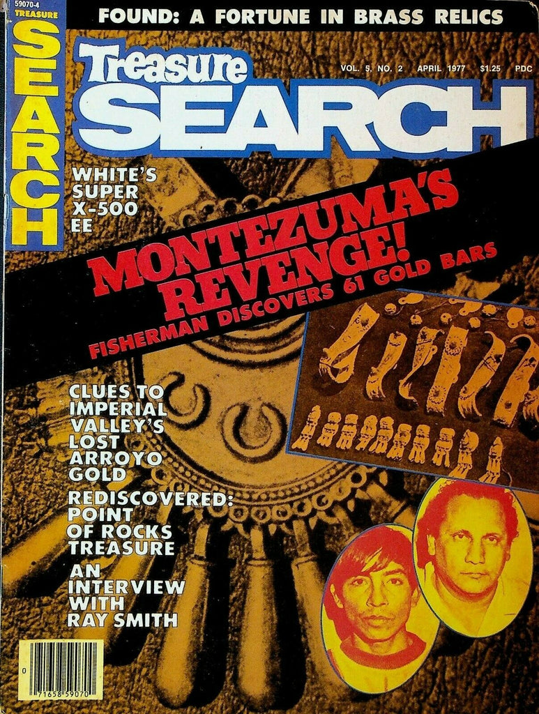 Treasure Search Magazine April 1977 Ray Smith Grand Island Claudius Smith