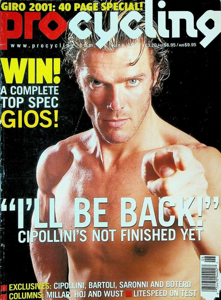 Pro Cycling Magazine June 2001 Mario Cipollini Robin Williams Edith Poiaf