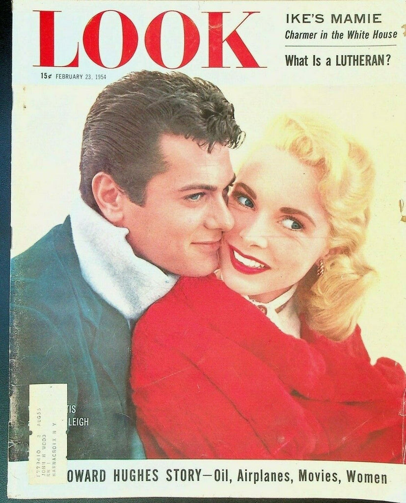 Look Magazine February 23 1954 Howard Hughes Tony Curtis Janet Leigh