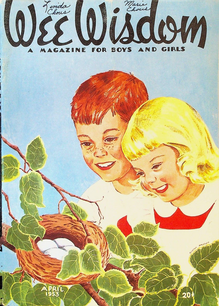 Wee Wisdom Magazine April 1953 Eggs Bird Nest Dorothy Wagstaff