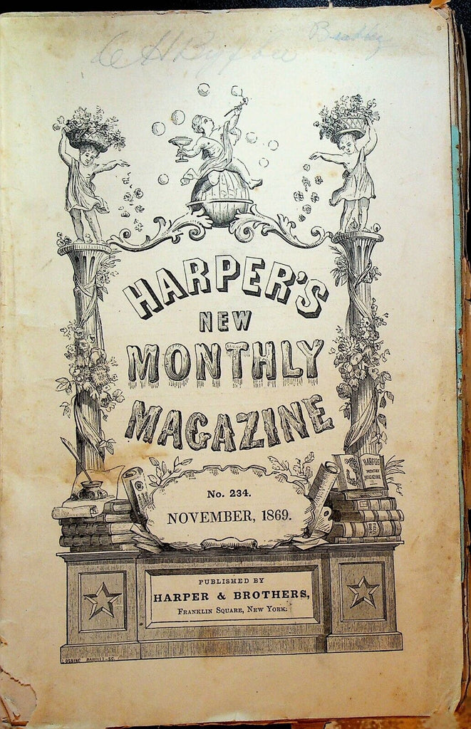Harper's Magazine September 1869 Mountain Climbing John Clark The Janissaries
