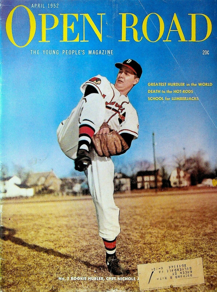 Open Road Magazine April 1952 Chet Nichols Captain Video Hot Rods Lumberjacks
