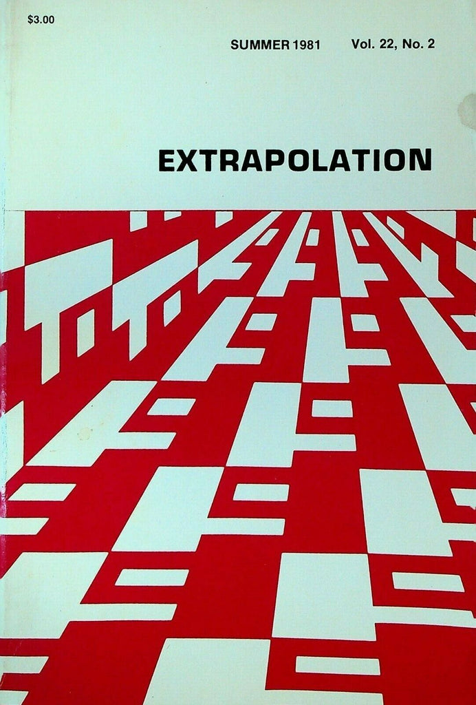 Extrapolation Science Fiction Summer 1981 HG Wells Isaac Asimov David Lindsay