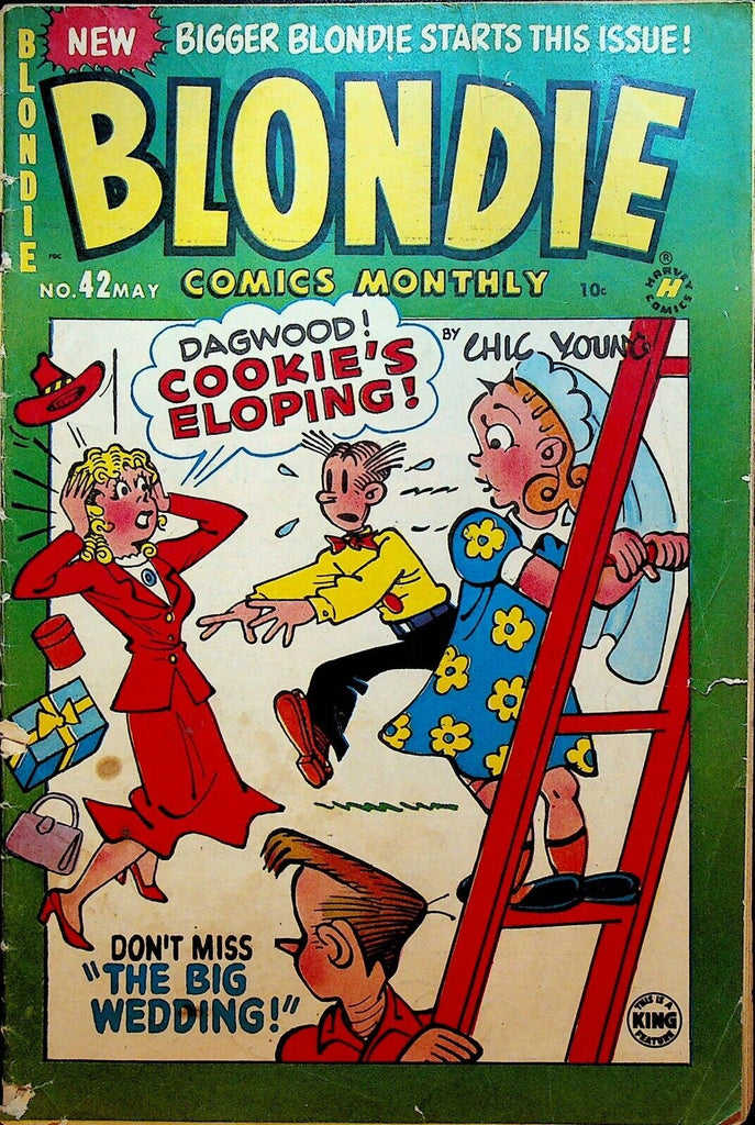 Blondie 42 Harvey Comic Book Chic Young 1952 Eloping Presents