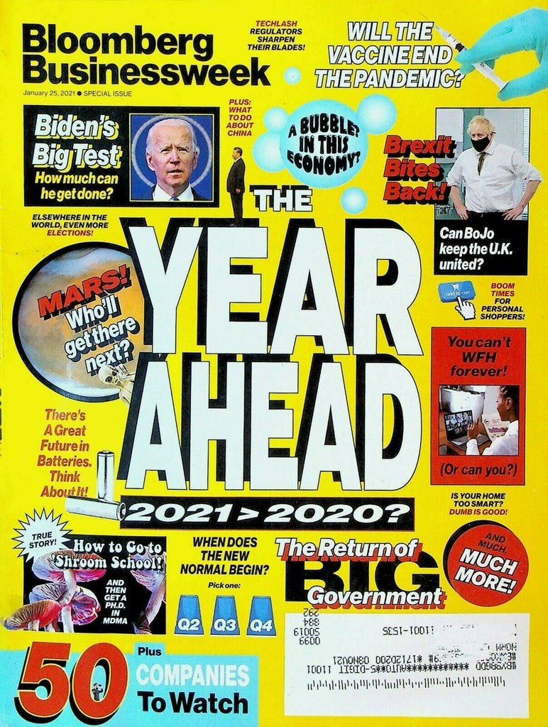 Bloomberg Businessweek January 25 2021 Joe Biden Bitcoin Jim Farley