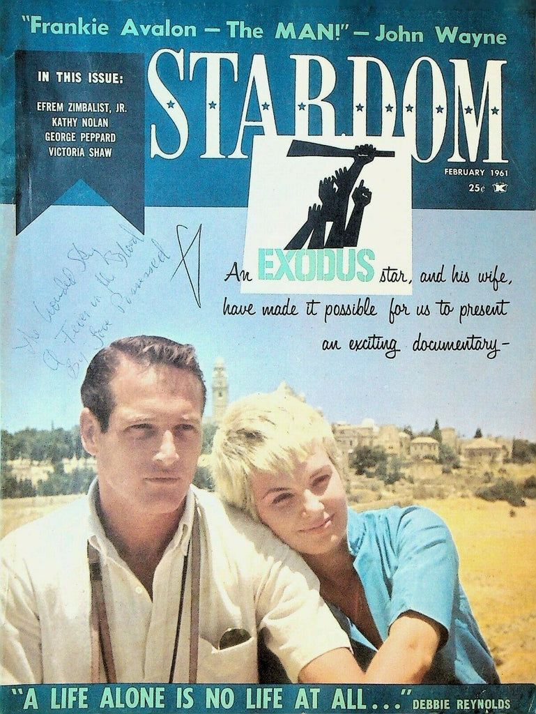 Stardom Magazine February 1961 John Wayne Frankie Avalon Debbie Reynolds