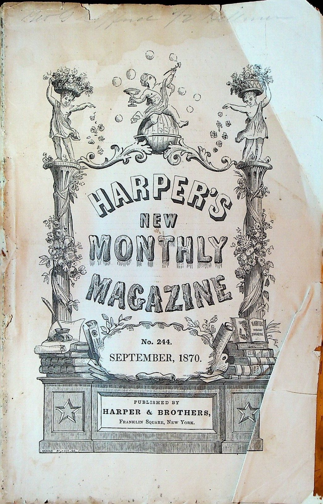 Harper's Monthly Magazine September 1870  Charles Dickens Frederick the Great