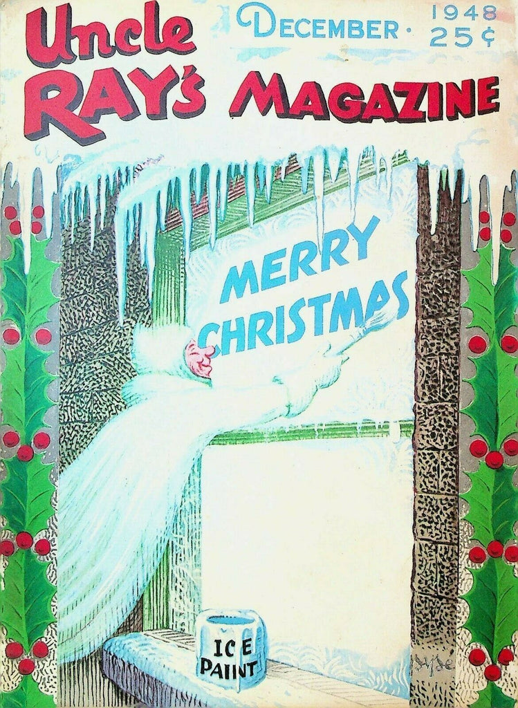 Uncle Ray's Magazine December 1948 Christmas Cover Robert Boyle