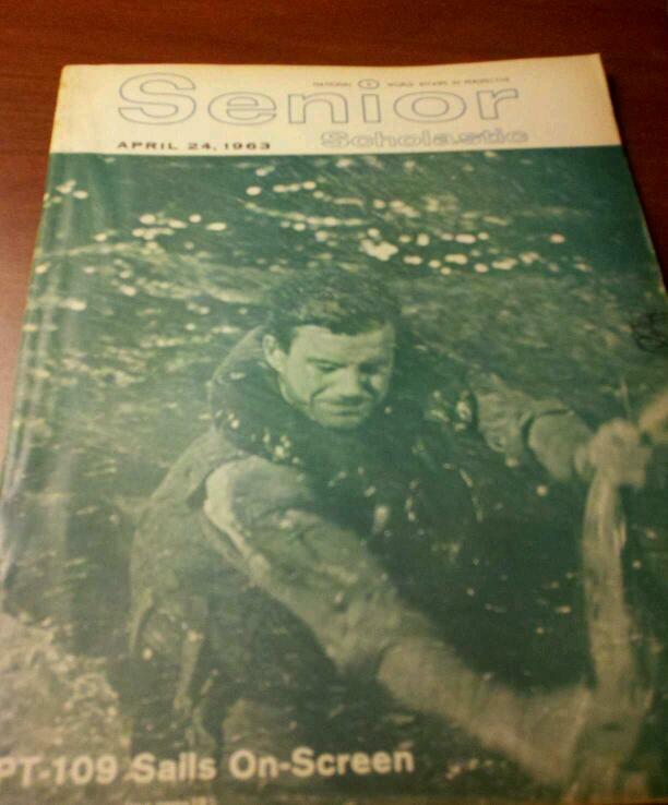 Senior Scholastic Magazine Cliff Robertson PT-109 JFK April 24 1963