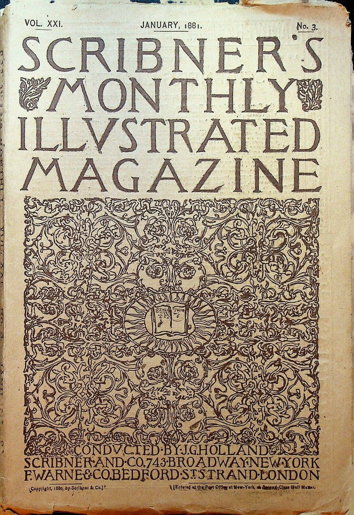 Scribner's Magazine January 1881 Peter the Great Jean-Francois Millet