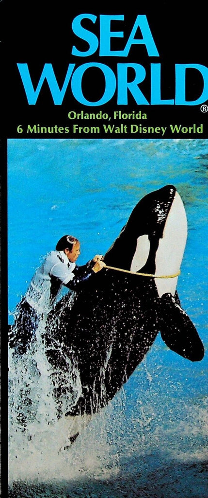 Sea World Orlando Florida 1970s Brochure Killer Whale