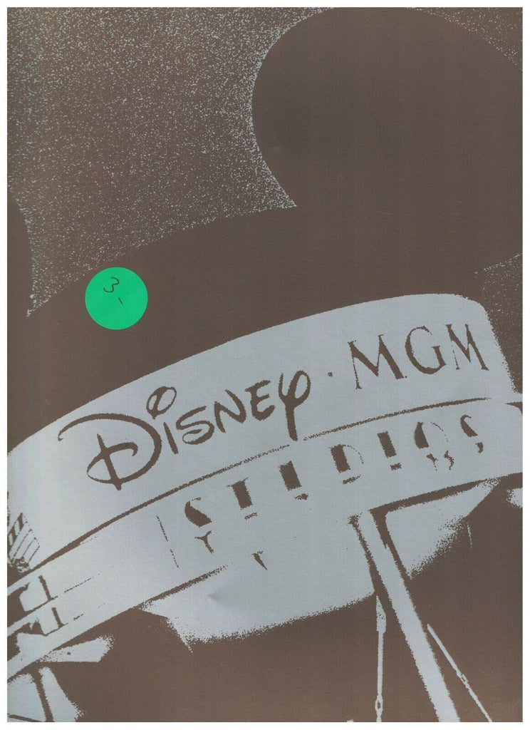 Walt Disney World Disney MGM Studios 1999 Attractions Vacation Booklet