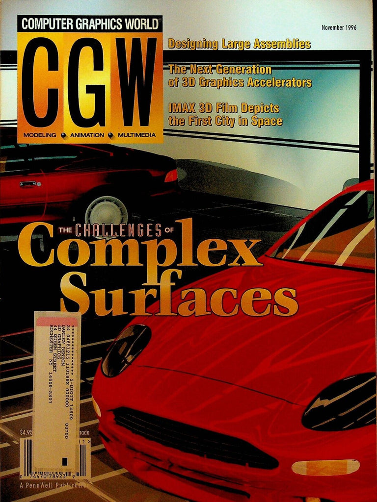 Computer Graphics World Magazine November 1996 Henk Dawson Aston Martin