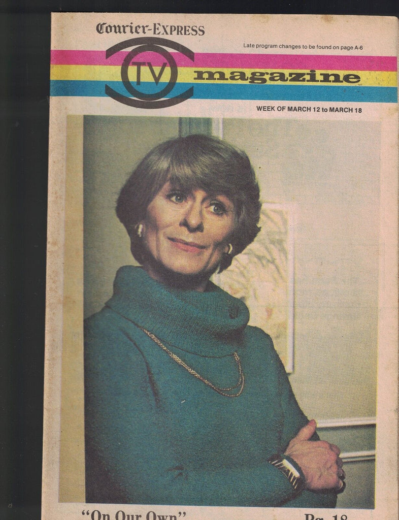 TV Magazine Buffalo Courier Express March 12 1978 Bess Armstrong On Our Own