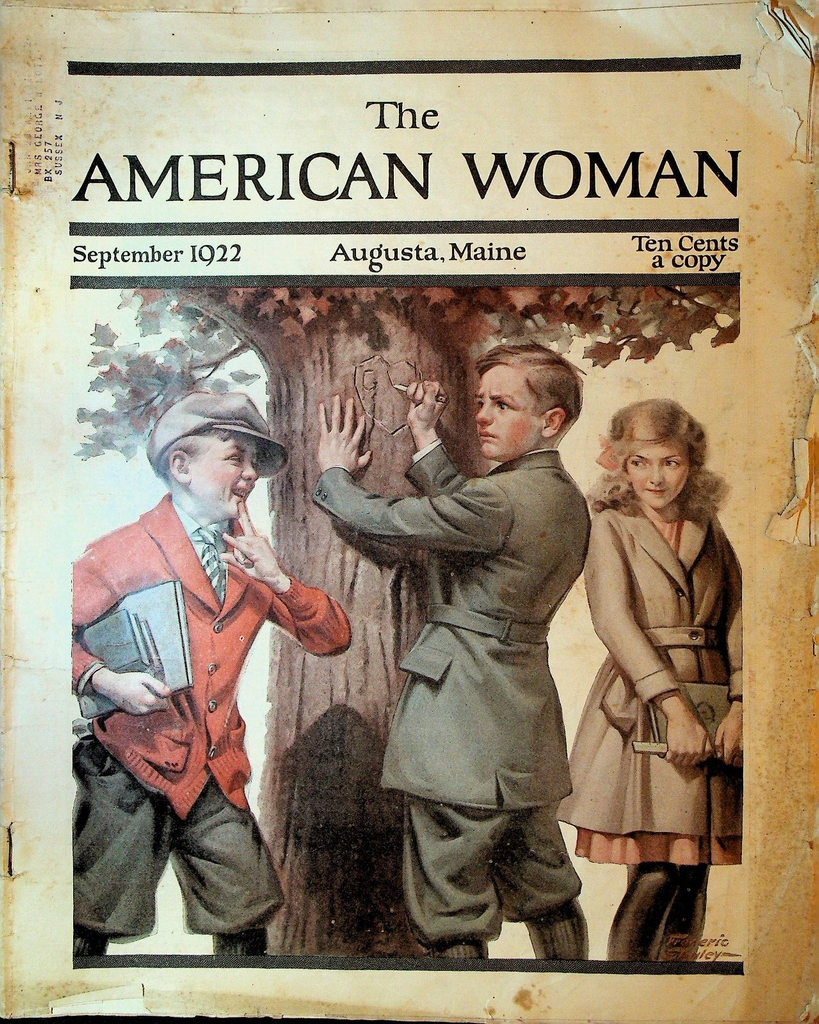 American Woman Magazine September 1922 Frederic Stanley Pied Piper Paper Doll