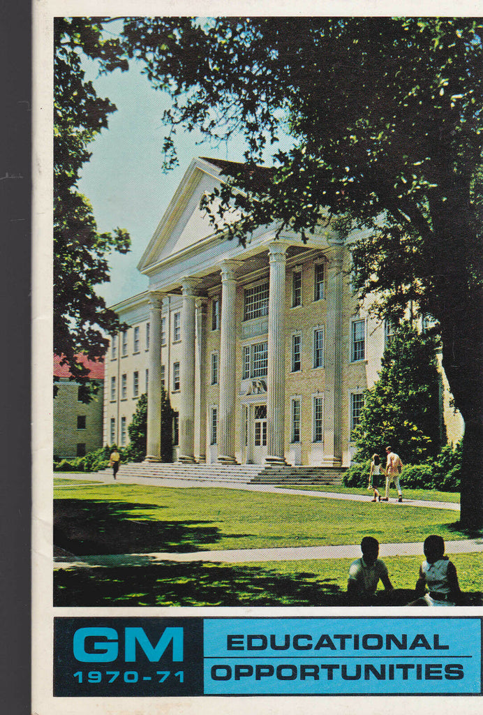 GM 1970-71 Educational Opportunities Booklet General Motors