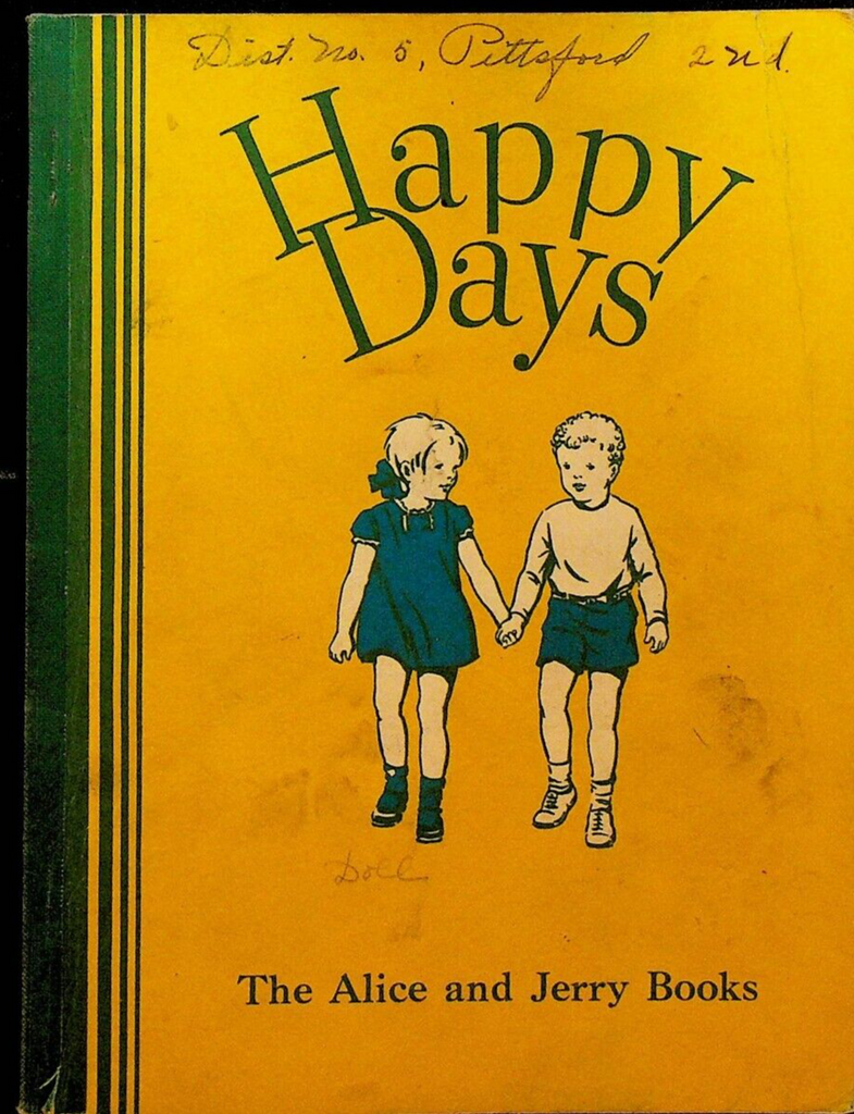 Happy Days Alice & Jerry Book SC Florence & Margaret Hooper 1938