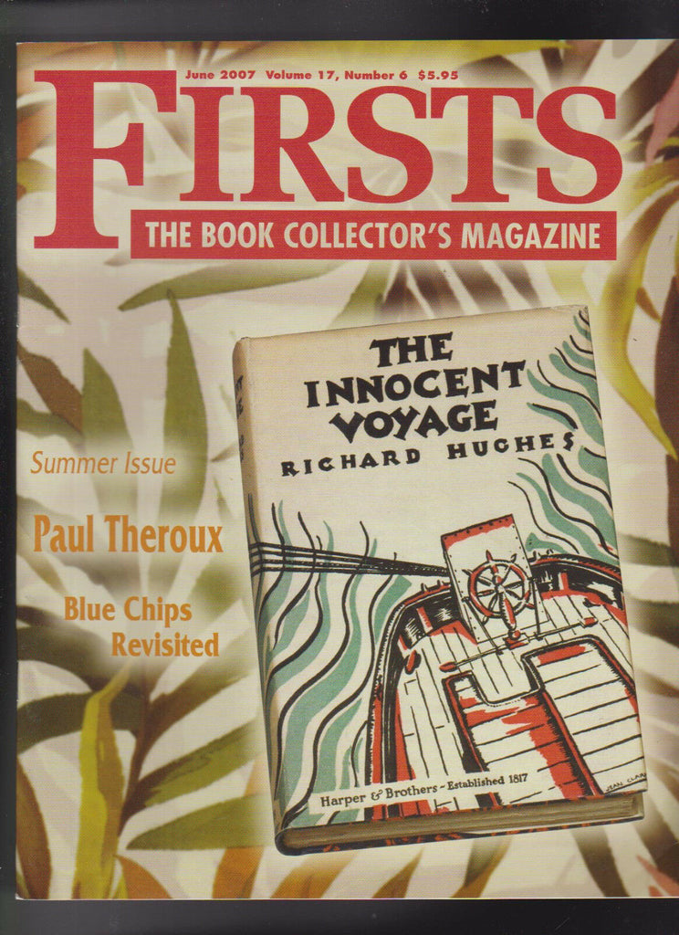 Firsts Book Collectors Magazine June 2007 Paul Theroux