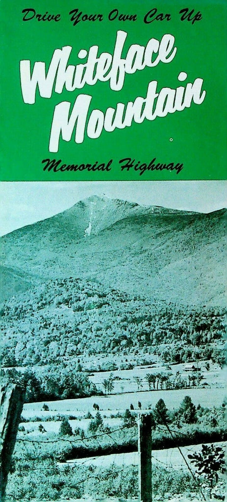 Whiteface Mountain Memorial Highway Brochure Adirondacks NY