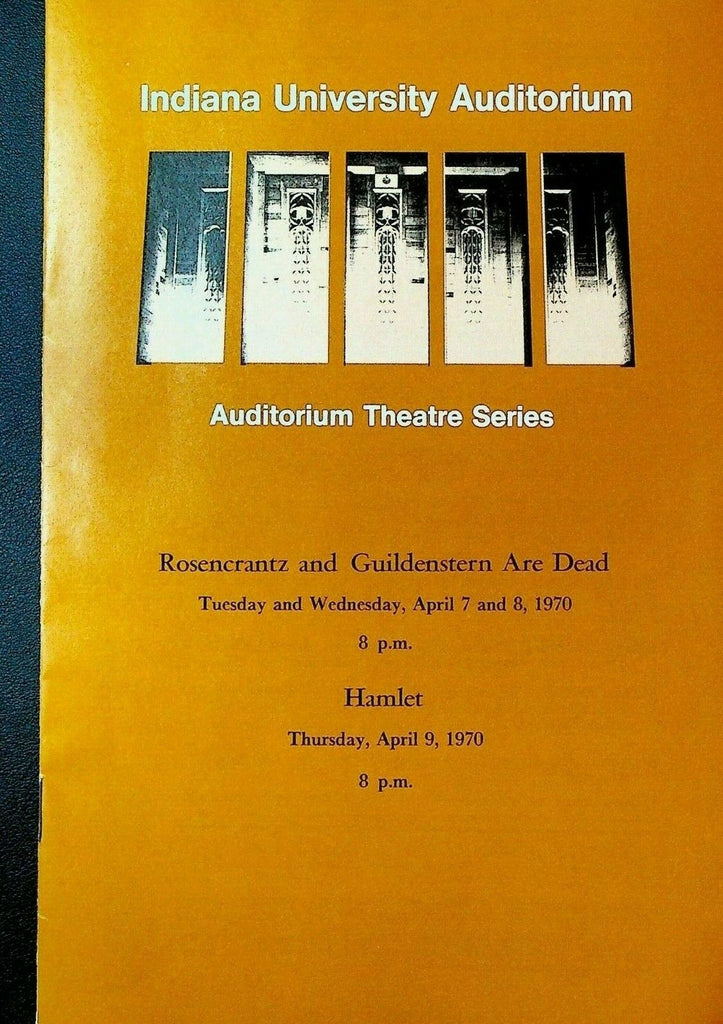 Hamlet Rosencrantz & Guildenstern are Dead Playbill April 1970 Robert Burr