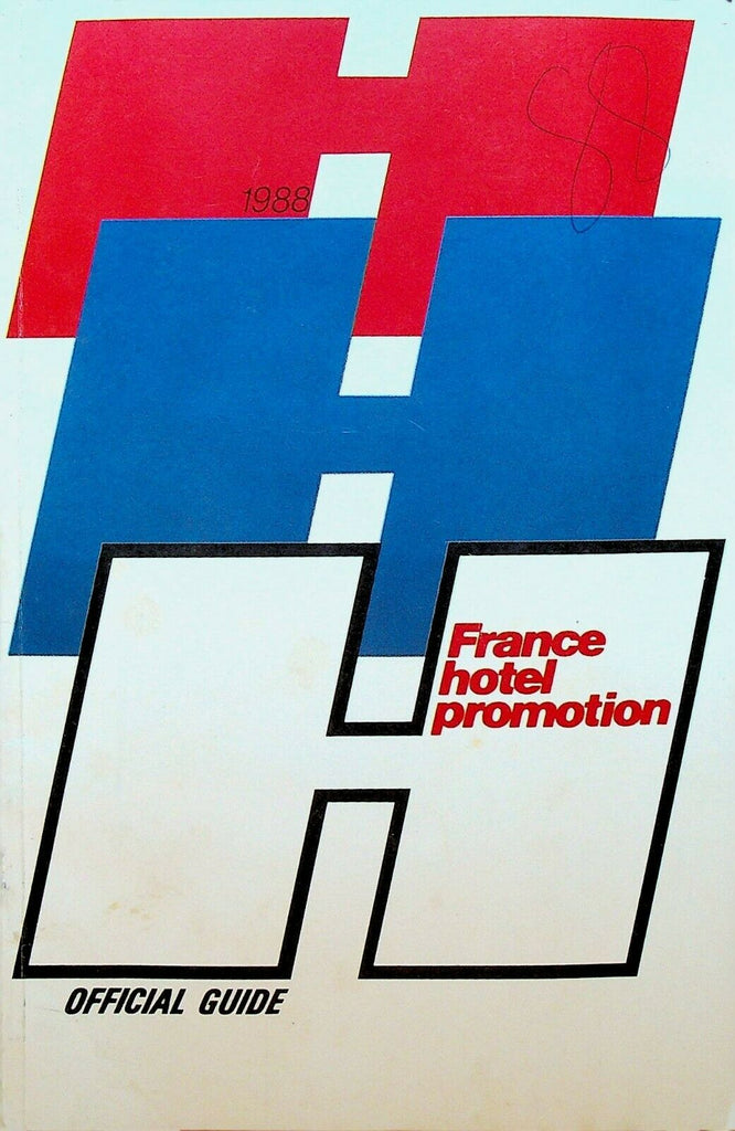 France Hotel Promotion Official Guide Booklet 1987
