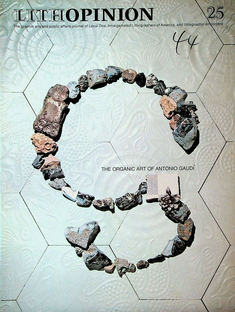 LithOpinion Magazine 25 Spring 1972 Antonio Gaudi Erie Canal Leah Wallach