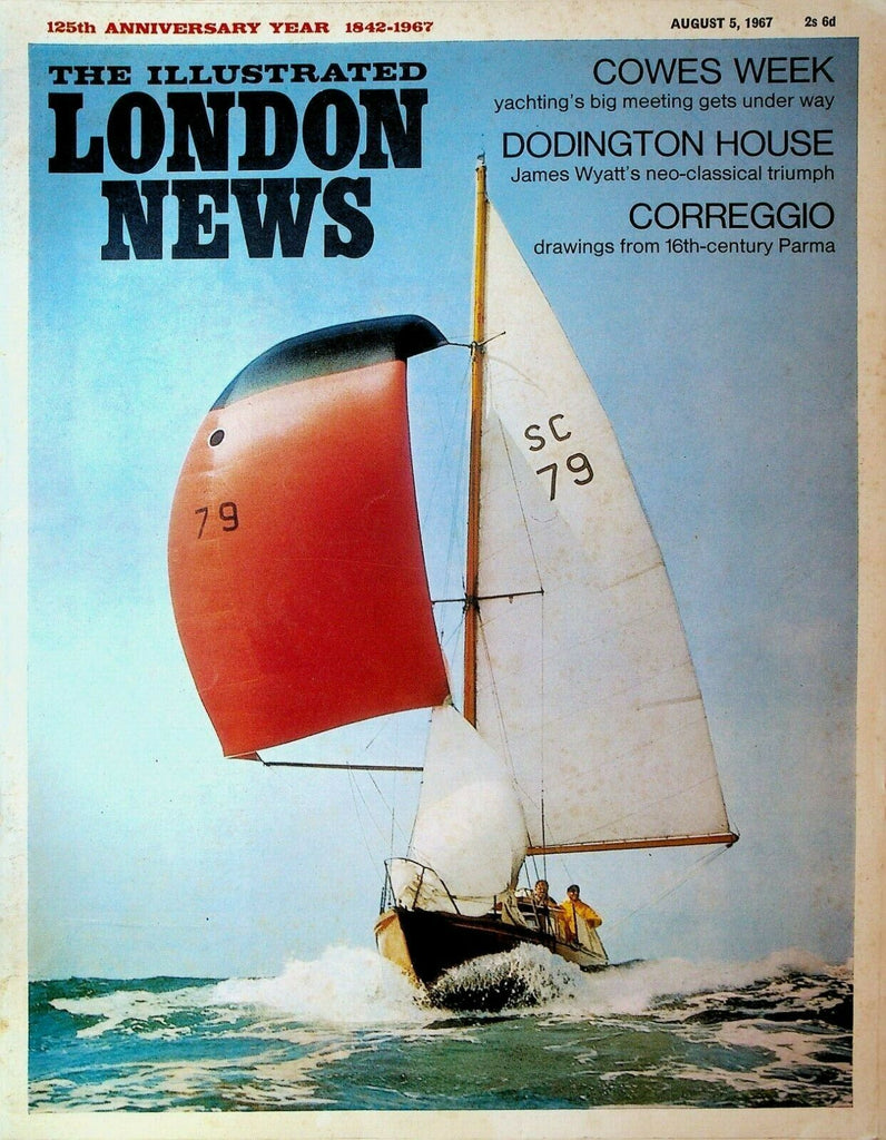 Illustrated London News August 5 1967 Mick Jagger Milwaukee Riots Cowes Week