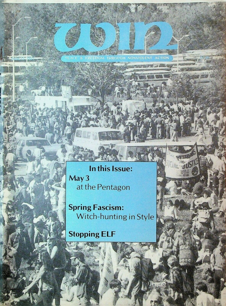 Win Magazine June 15 1981 Navy Project ELF El Salvador Nuclear Arms Freeze