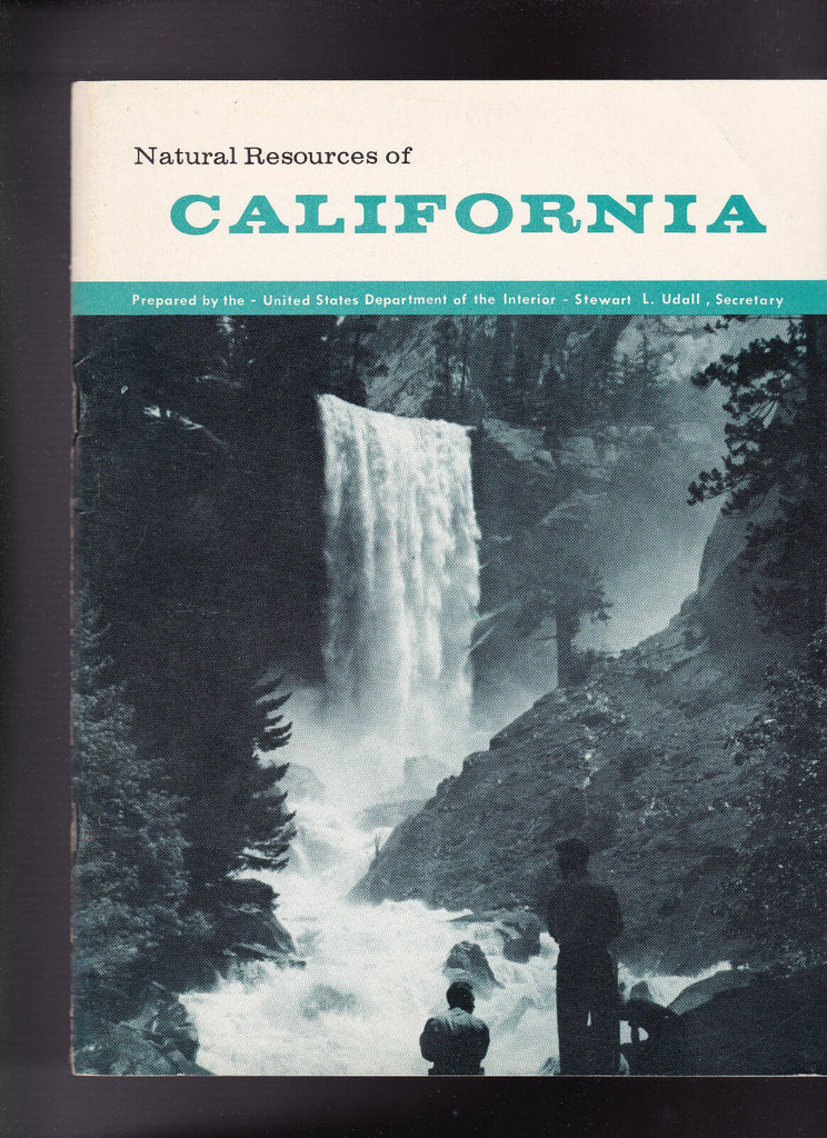 Natural Resources of California Booklet 1965 Illustrated