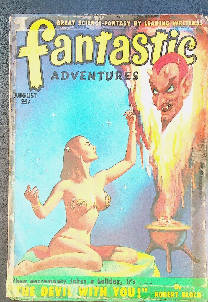 Fantastic Adventures Pulp August 1950 Robert Bloch Chester S Geier