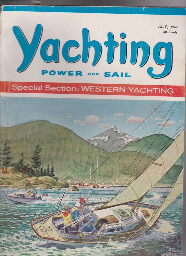 Yachting Magazine Western Yachting July 1962 Free US S/H