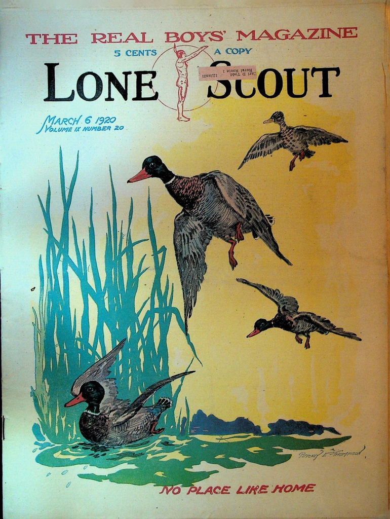 Lone Scout Magazine March 6 1920 Scouting Wrestling Farmer Burns