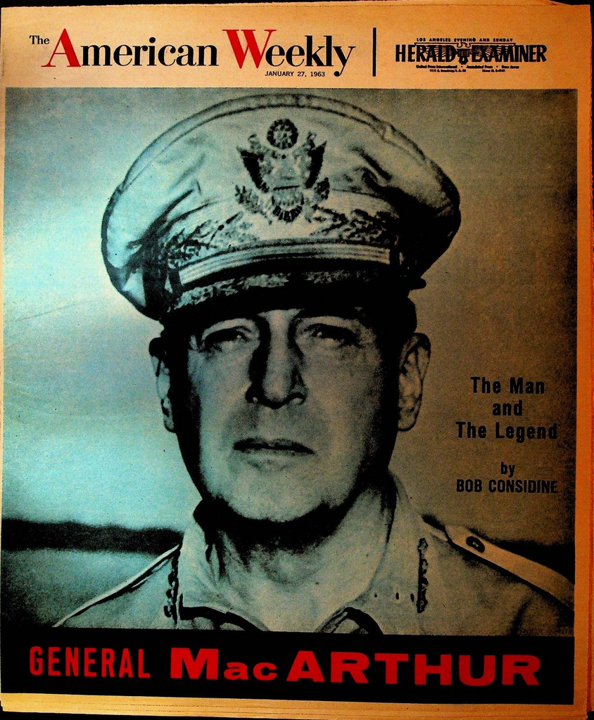 American Weekly Magazine January 27 1963 General Douglas MacArthur