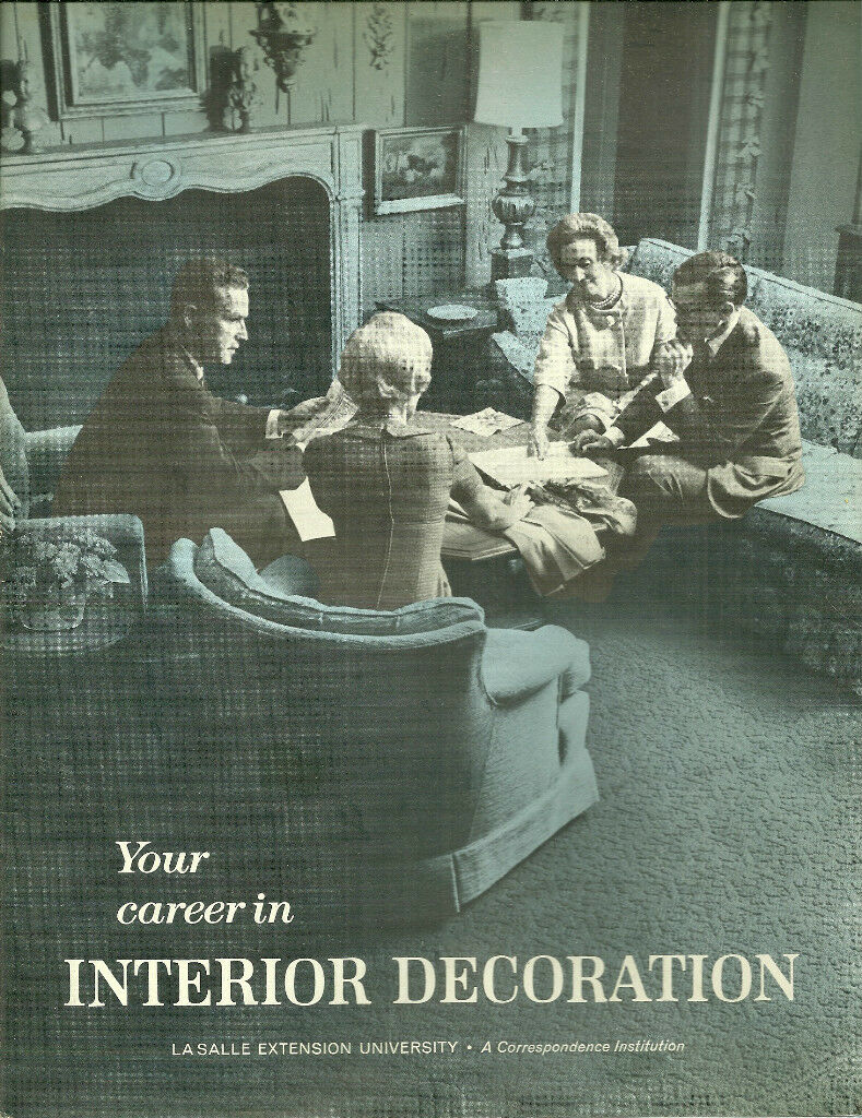Interior Decoration 1968 LaSalle Extenstion booklet Your Career In