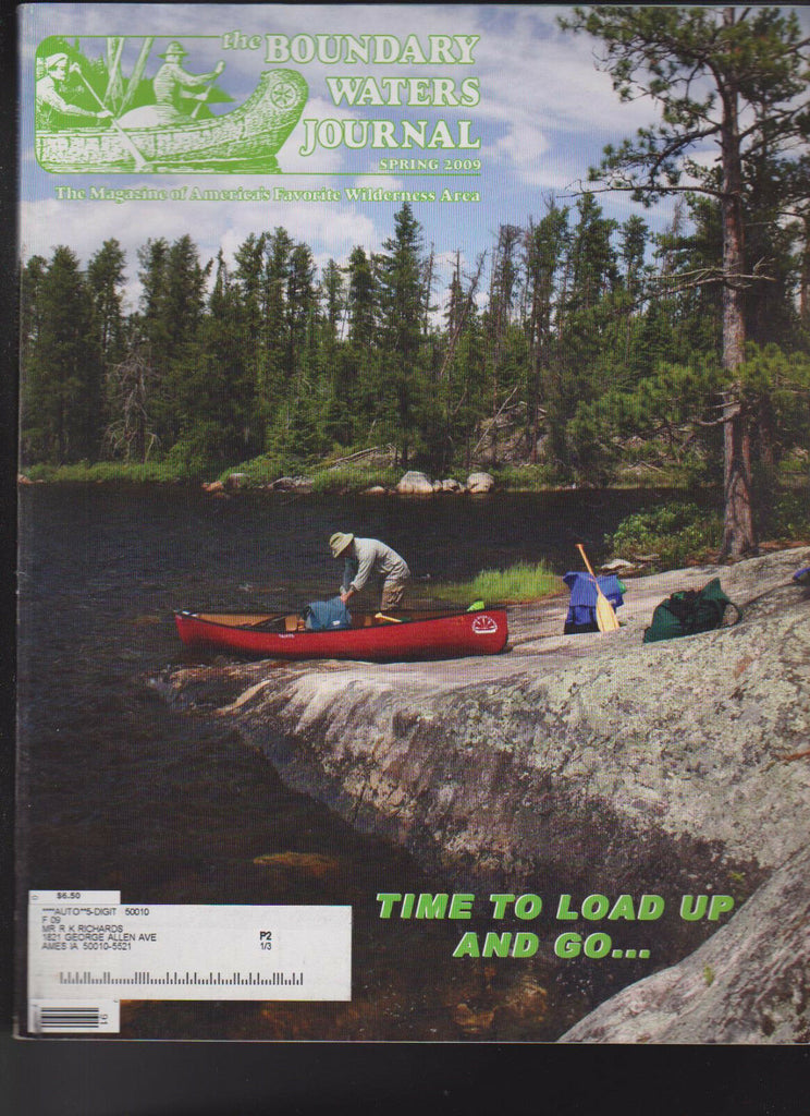 Boundary Waters Journal Spring 2009 Horseshoe Pierz Lakes McKenzie