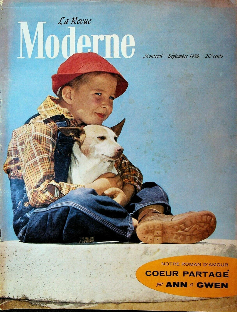 La Revue Moderne September 1958 Pierre Gaggini Jacques Galipeau Jacques Brell
