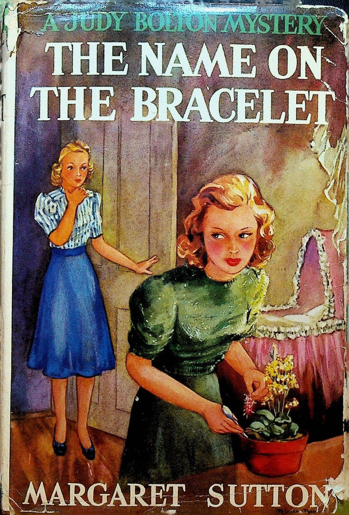 Judy Bolton the Name on the Bracelet Margaret Sutton #13 HC DJ