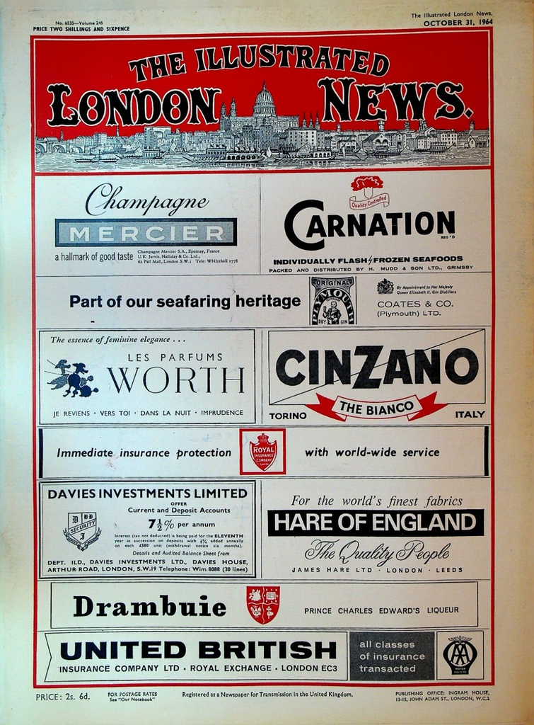 Illustrated London News October 31 1964 Cosmonauts Jean Paul Sartre