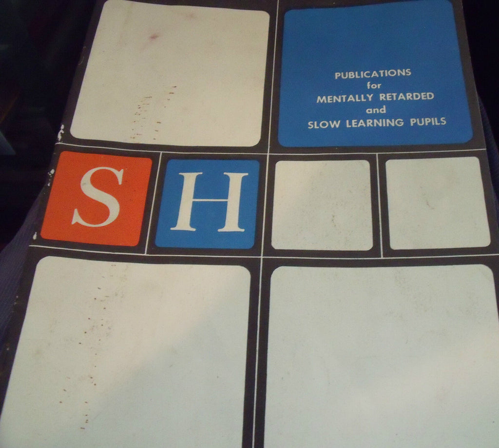 Publications for Mentally Retarded & Slow Learning Pupils -1964 Catalog