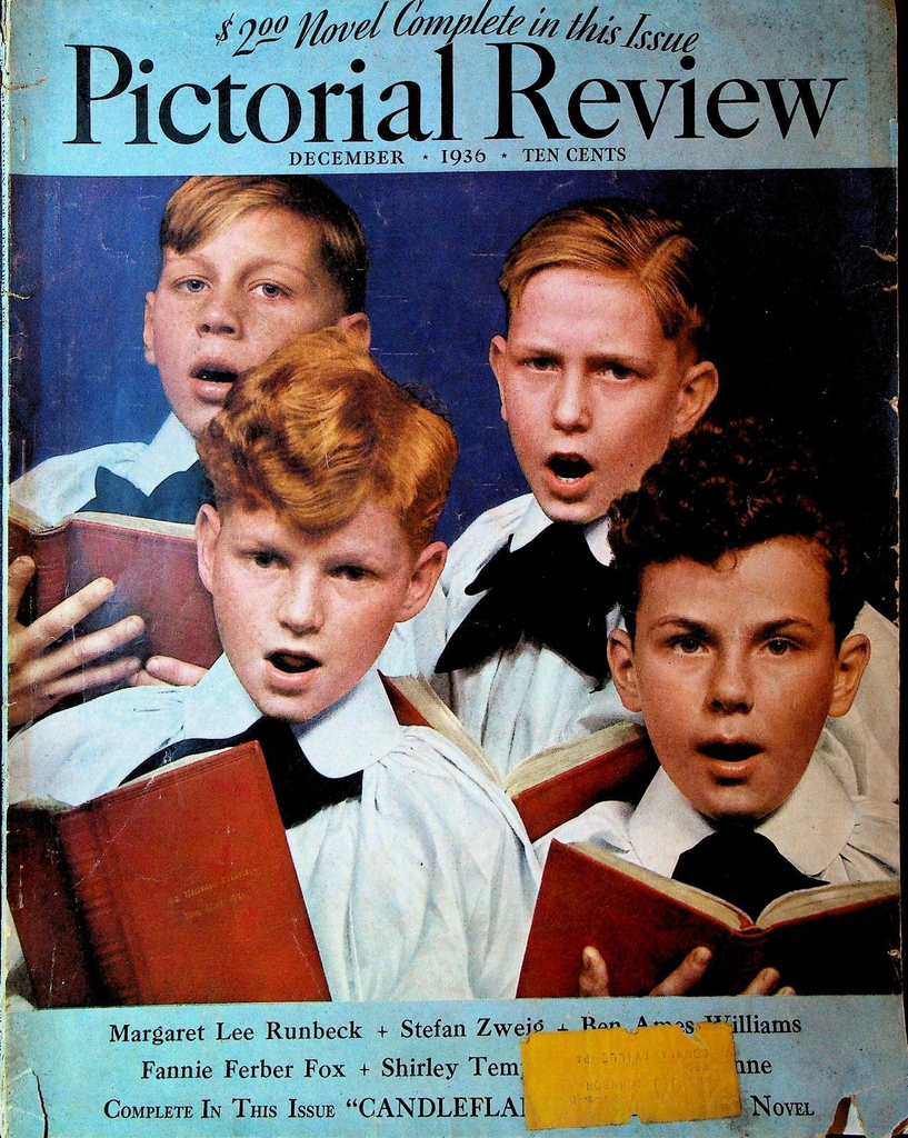 Pictorial Review December 1936 Shirley Temple Ben Ames Williams