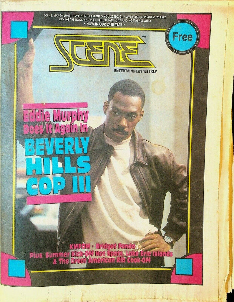 Cleveland Scene Magazine May 26 1994 Eddie Murphy Bridget Fonda KMFDM
